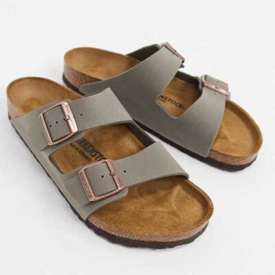 Birkenstock Arizona BS stone sandals