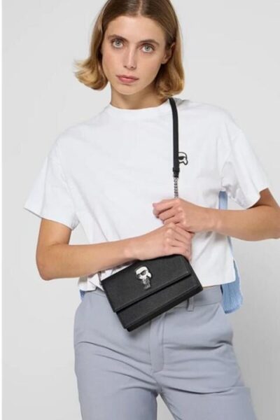Karl lagerfeld icon shoulder bag
