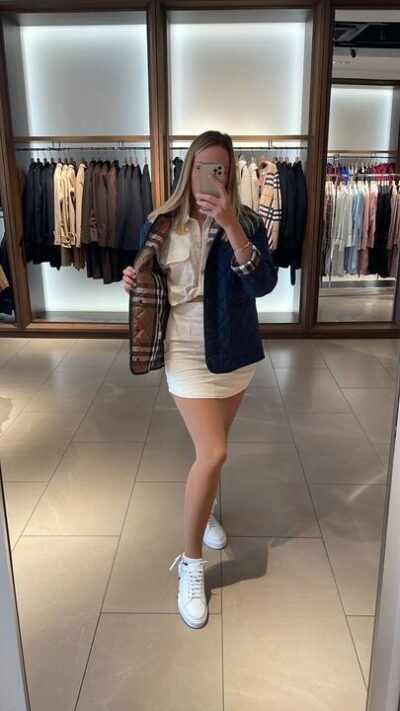 Burberry Corduroy Collar Diamond Quilted Jacket