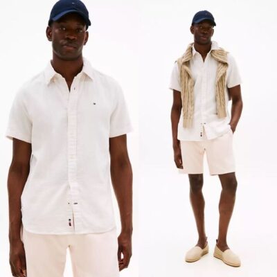 Tommy hilfiger Short-Sleeve Gauze Shirt