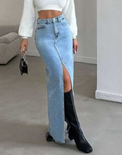 SHEIN Cottnline Donna Gonne Denim (code 199)