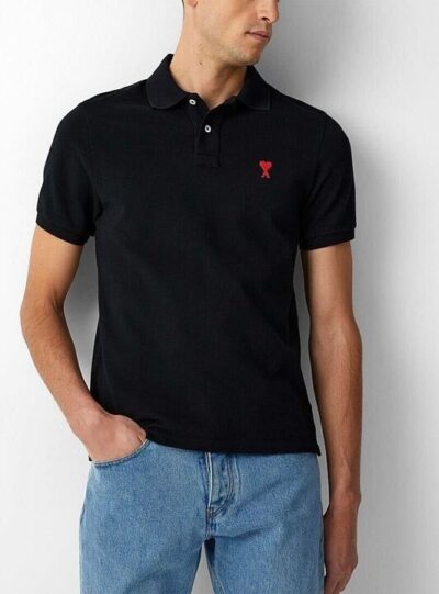 AMI Paris Friend of Heart polo shirt