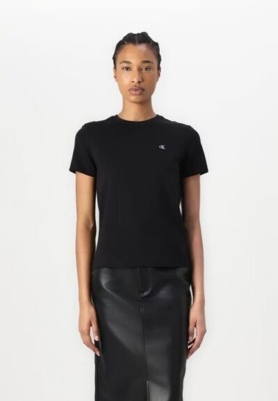 Calvin Klein Jeans MONOGRAM CREW TEE - Basic T-shirt