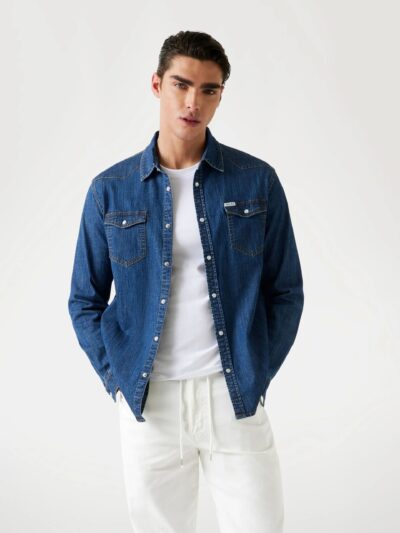 Guess Camicia jeans slim fit