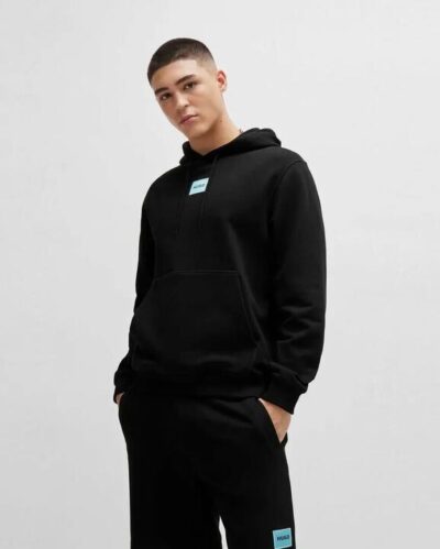 HUGO Tag Regular Fit Crew Hoodie