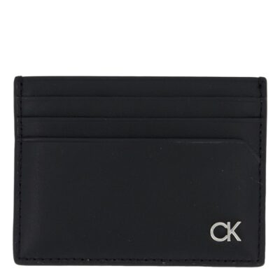 Calvin Klein Metal CK Card Case Leather
