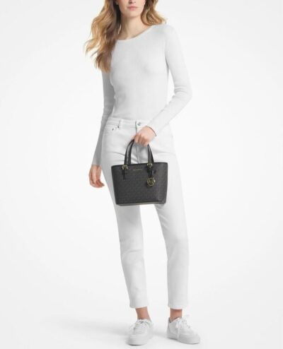 Michael kors Jet Set Travel Extra-Small Logo Top-Zip Tote Bag