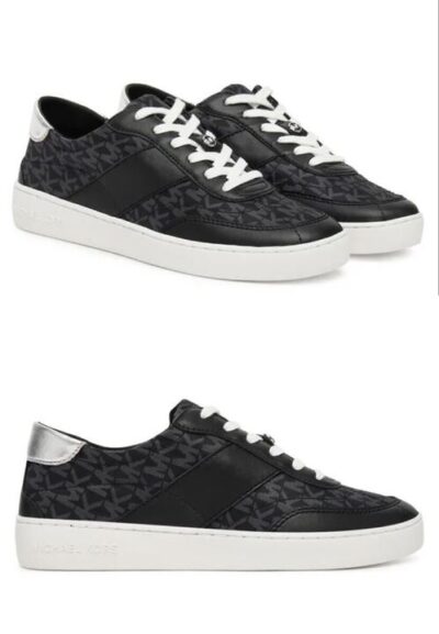 Michael Kors Kaycee leather lace-up sneakers