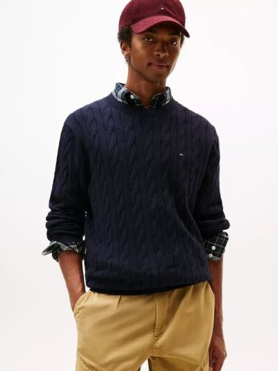 Tommy hilfiger Cable Knit Crewneck Sweater
