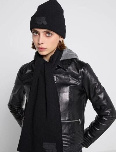 KARL LAGERFELD K/KOCKTAIL beanie hat