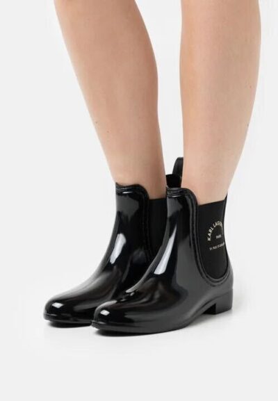 KARL LAGERFELD KALOSH II MAISON ANKLE  Boots