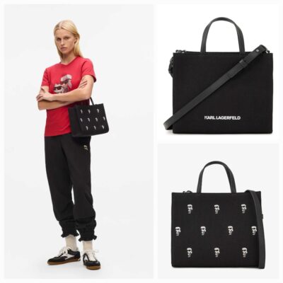 KARL LAGERFELD IKON SQUARE TOTE - Handbag