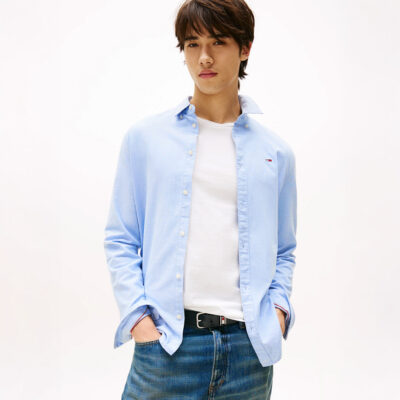 Tommy Jeans SLIM STRETCH OXFORD SHIRT