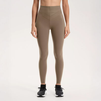 Oysho High-rise ankle leggings with block compression core control, 65 cm