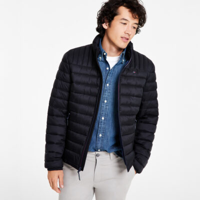 Tommy Hilfiger Men's Packable Quilted Puffer Jacket