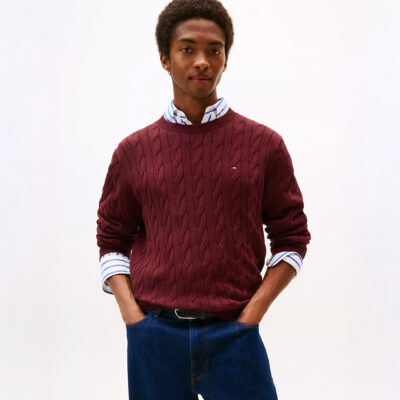 Tommy hilfiger Cable Knit Crewneck Sweater