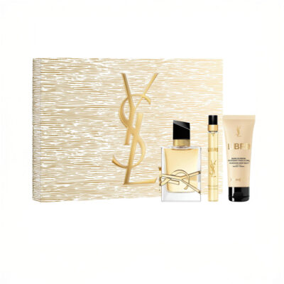 YSL Saint Laurent Libre Eau de Parfum Box 50ml with Body Lotion 50ml and Travel Spray 10ml
