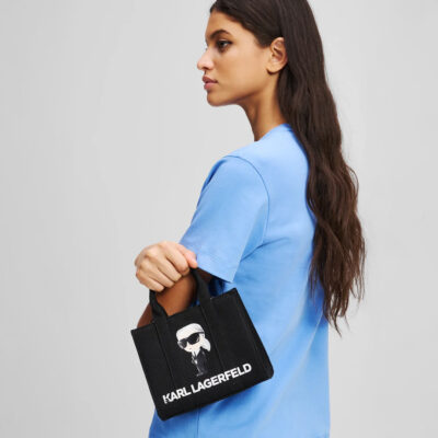 Karl lagerfeld IKON MINI AQUARELLE CANVAS Hand Bag