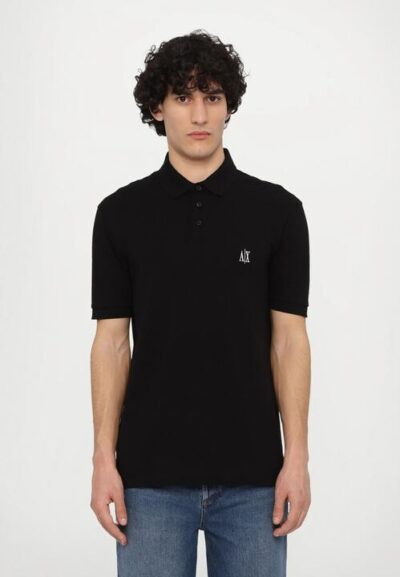 Armani exchange Regular fit cotton polo with logo
