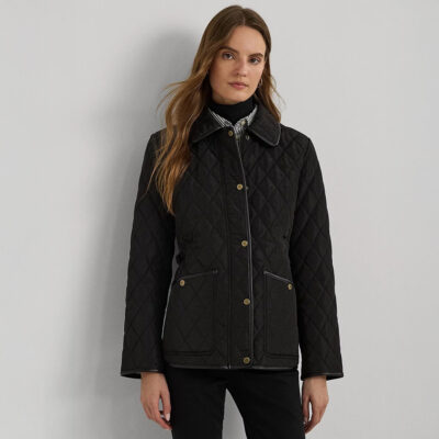 Ralph Lauren Women's Quilted Velboa-Lined Coat