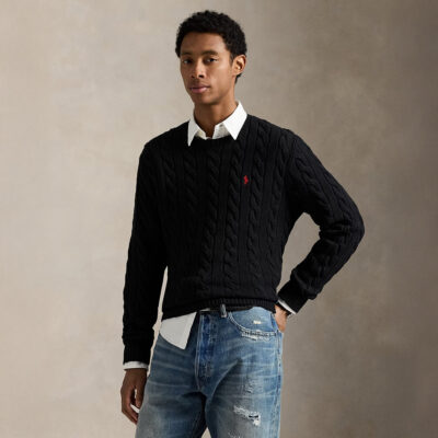 Ralph Lauren Cable-Knit Cotton Sweater
