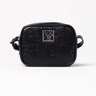Armani Exchange bag in synthetic leather with embossed logo