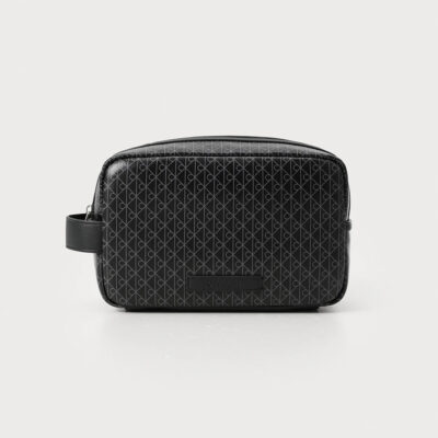 Calvin Klein COATED EMBLEM - Wash bag