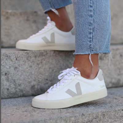 Veja Campo grained leather sneakers